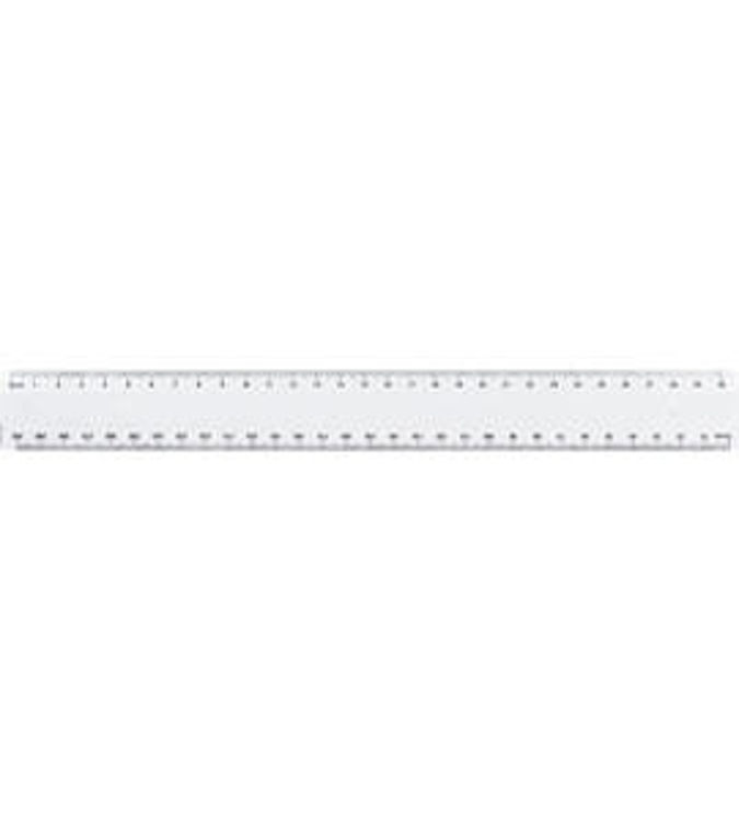 Picture of R70 CLEAR PLASTIC 30CM RULER